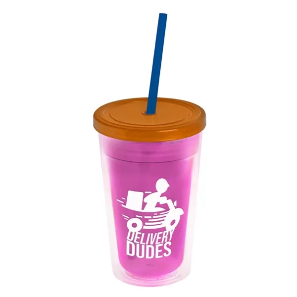 16 oz Double-Wall Insulated Transparent Tumblers... from ASI 40480 Koozie Group