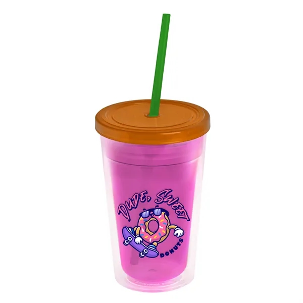 16 oz Double-Wall Insulated Transparent Tumblers... from ASI 40480 Koozie Group