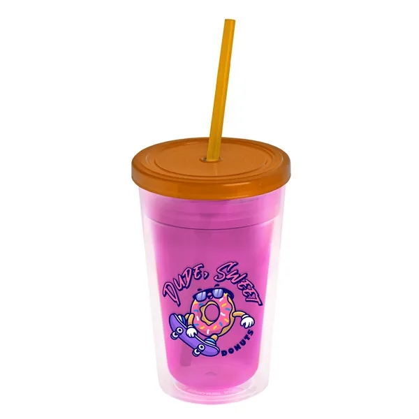 16 oz Double-Wall Insulated Transparent Tumblers... from ASI 40480 Koozie Group