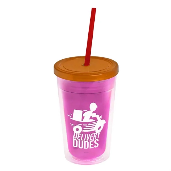 16 oz Double-Wall Insulated Transparent Tumblers... from ASI 40480 Koozie Group