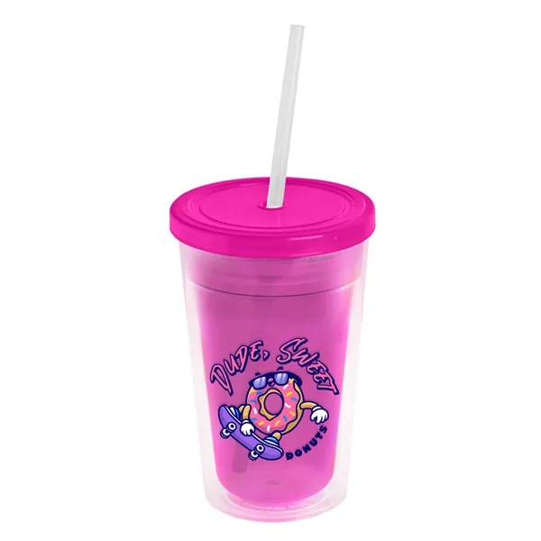 16 oz Double-Wall Insulated Transparent Tumblers... from ASI 40480 Koozie Group