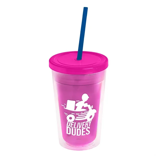 16 oz Double-Wall Insulated Transparent Tumblers... from ASI 40480 Koozie Group