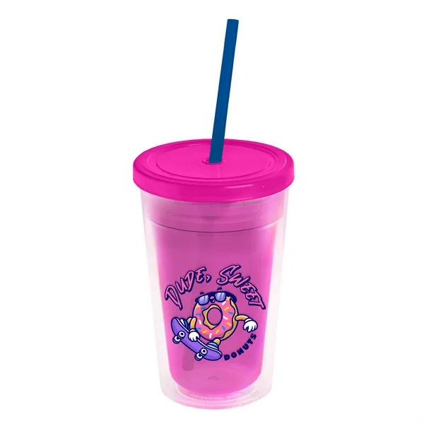 16 oz Double-Wall Insulated Transparent Tumblers... from ASI 40480 Koozie Group