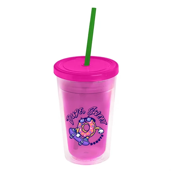 16 oz Double-Wall Insulated Transparent Tumblers... from ASI 40480 Koozie Group
