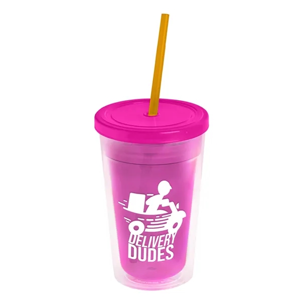 16 oz Double-Wall Insulated Transparent Tumblers... from ASI 40480 Koozie Group