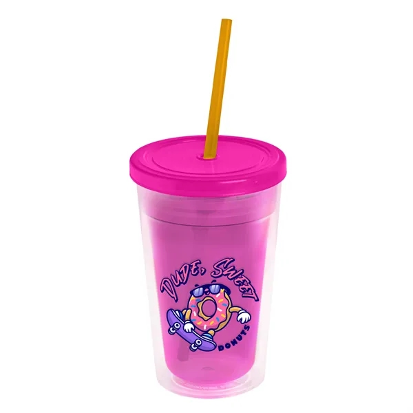 16 oz Double-Wall Insulated Transparent Tumblers... from ASI 40480 Koozie Group