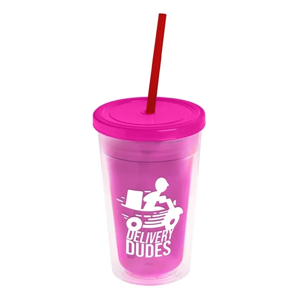 16 oz Double-Wall Insulated Transparent Tumblers... from ASI 40480 Koozie Group