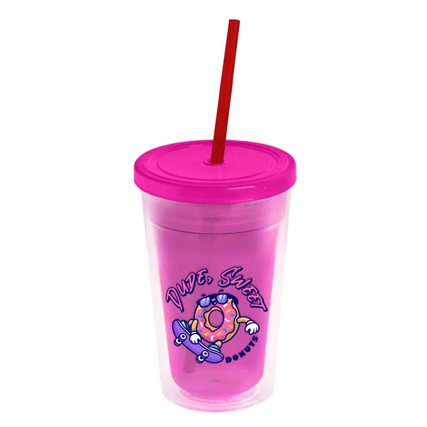16 oz Double-Wall Insulated Transparent Tumblers... from ASI 40480 Koozie Group