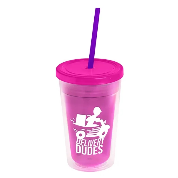 16 oz Double-Wall Insulated Transparent Tumblers... from ASI 40480 Koozie Group