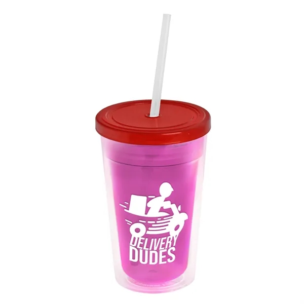 16 oz Double-Wall Insulated Transparent Tumblers... from ASI 40480 Koozie Group