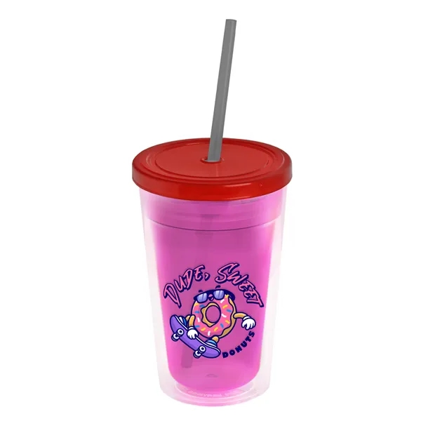 16 oz Double-Wall Insulated Transparent Tumblers... from ASI 40480 Koozie Group