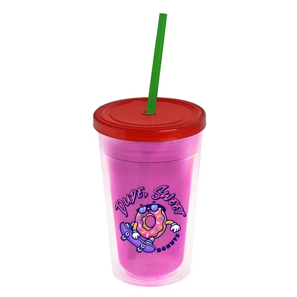 16 oz Double-Wall Insulated Transparent Tumblers... from ASI 40480 Koozie Group