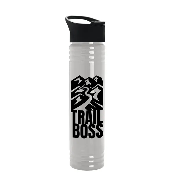 32 oz. Transparent Bottle with Quick Snap lid. Slim Cylinder Design... from ASI 40480 Koozie Group