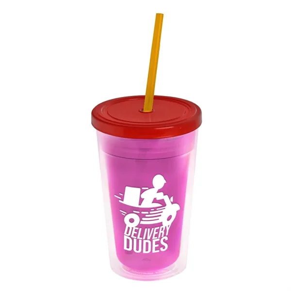 16 oz Double-Wall Insulated Transparent Tumblers... from ASI 40480 Koozie Group