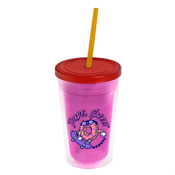 16 oz Double-Wall Insulated Transparent Tumblers... from ASI 40480 Koozie Group