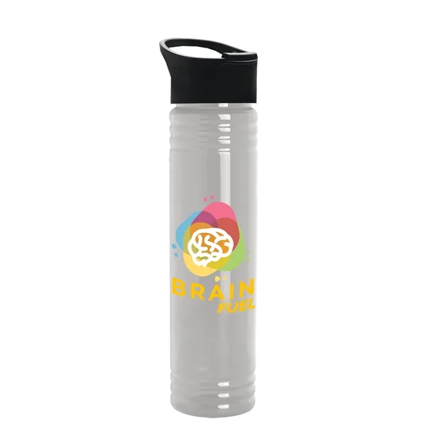 32 oz. Transparent Bottle with Quick Snap lid. Slim Cylinder Design... from ASI 40480 Koozie Group