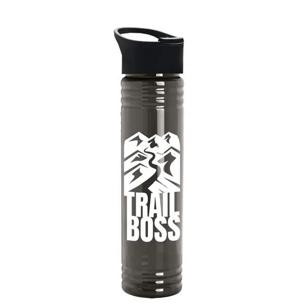 32 oz. Transparent Bottle with Quick Snap lid. Slim Cylinder Design... from ASI 40480 Koozie Group