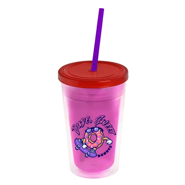 16 oz Double-Wall Insulated Transparent Tumblers... from ASI 40480 Koozie Group