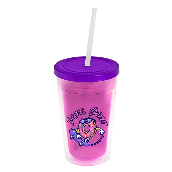 16 oz Double-Wall Insulated Transparent Tumblers... from ASI 40480 Koozie Group