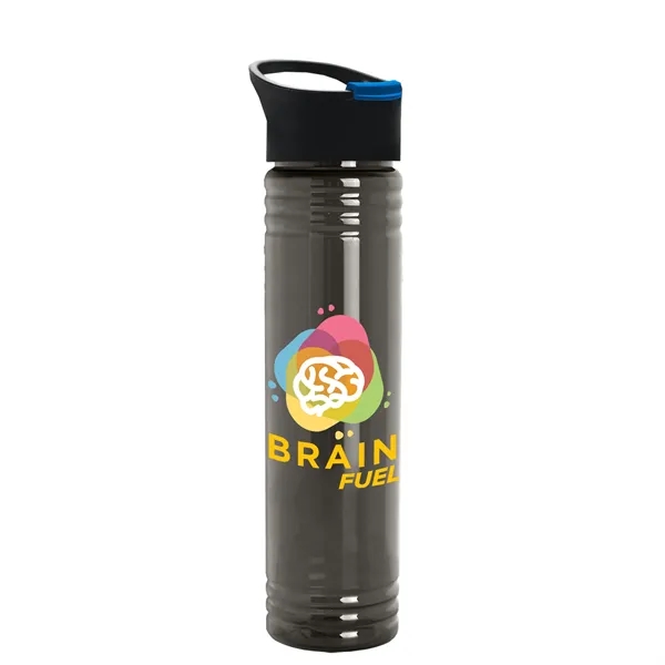 32 oz. Transparent Bottle with Quick Snap lid. Slim Cylinder Design... from ASI 40480 Koozie Group