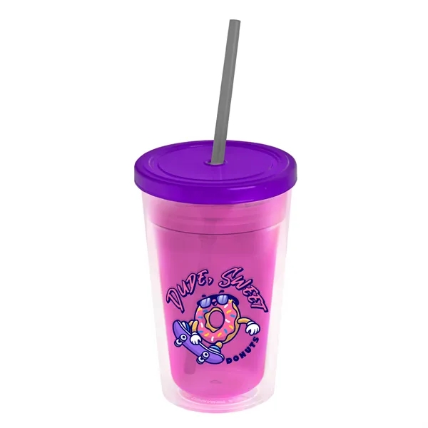 16 oz Double-Wall Insulated Transparent Tumblers... from ASI 40480 Koozie Group
