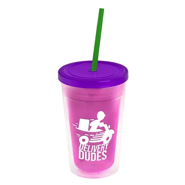 16 oz Double-Wall Insulated Transparent Tumblers... from ASI 40480 Koozie Group