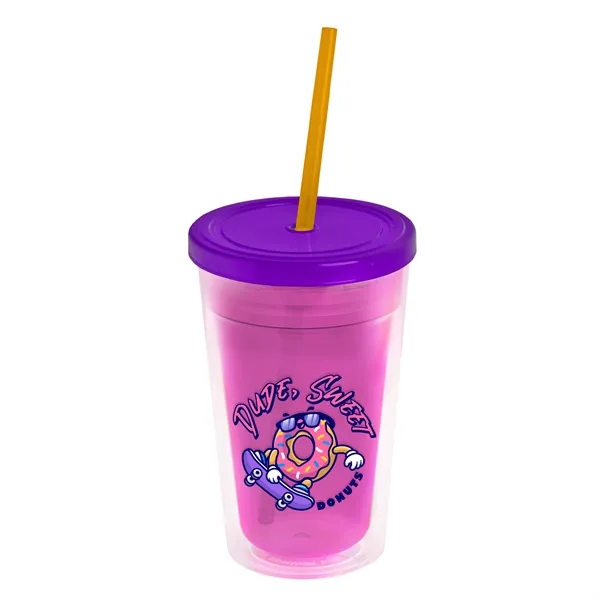16 oz Double-Wall Insulated Transparent Tumblers... from ASI 40480 Koozie Group