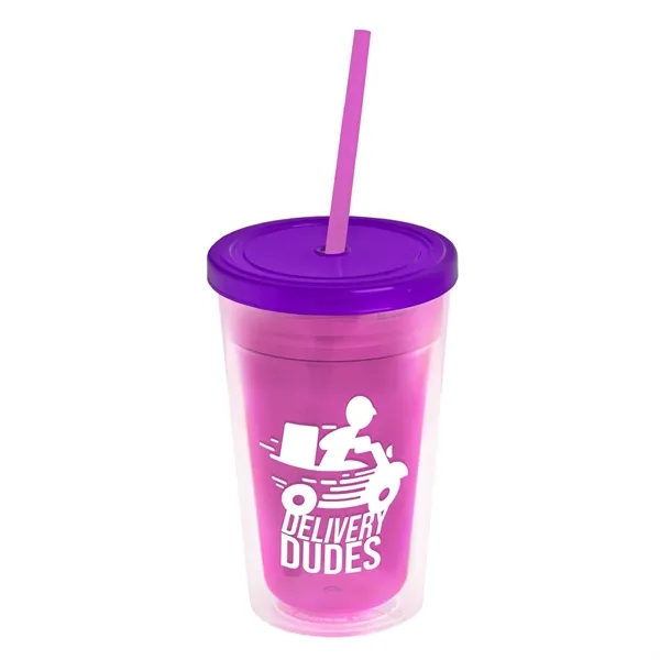 16 oz Double-Wall Insulated Transparent Tumblers... from ASI 40480 Koozie Group