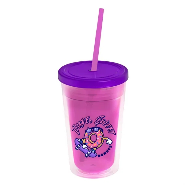 16 oz Double-Wall Insulated Transparent Tumblers... from ASI 40480 Koozie Group