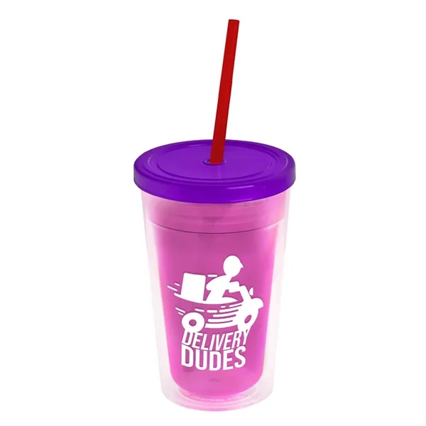 16 oz Double-Wall Insulated Transparent Tumblers... from ASI 40480 Koozie Group