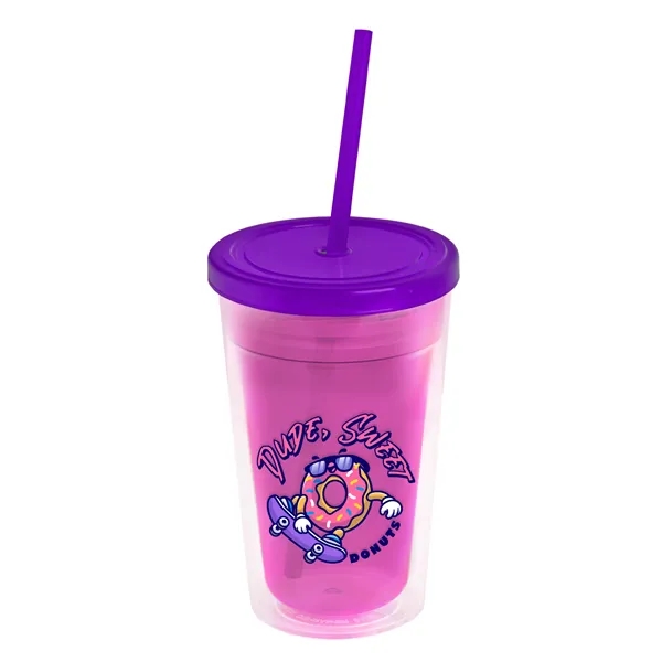 16 oz Double-Wall Insulated Transparent Tumblers... from ASI 40480 Koozie Group