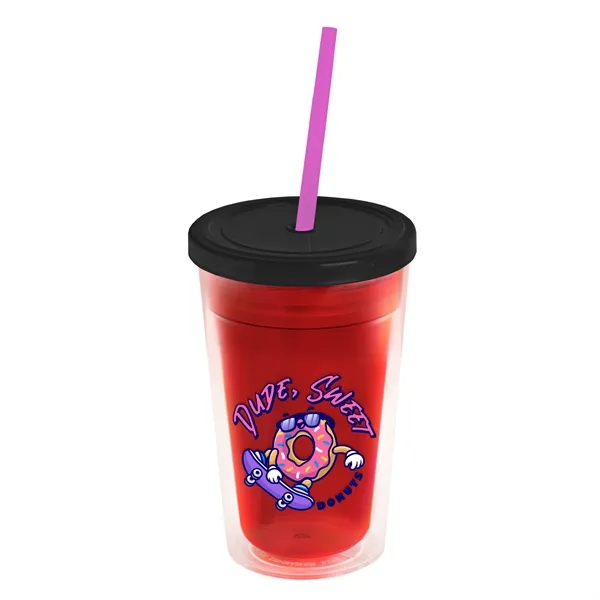 16 oz Double-Wall Insulated Transparent Tumblers... from ASI 40480 Koozie Group