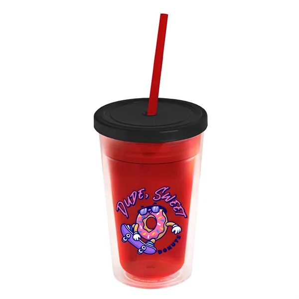 16 oz Double-Wall Insulated Transparent Tumblers... from ASI 40480 Koozie Group