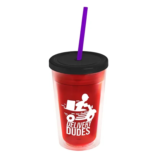 16 oz Double-Wall Insulated Transparent Tumblers... from ASI 40480 Koozie Group