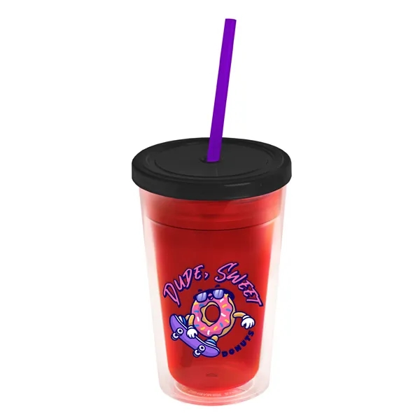 16 oz Double-Wall Insulated Transparent Tumblers... from ASI 40480 Koozie Group