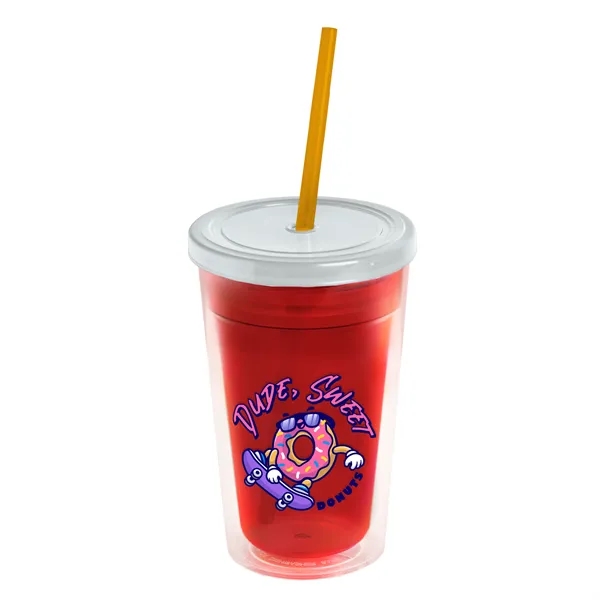 16 oz Double-Wall Insulated Transparent Tumblers... from ASI 40480 Koozie Group