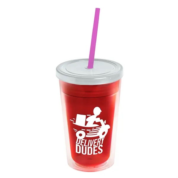 16 oz Double-Wall Insulated Transparent Tumblers... from ASI 40480 Koozie Group