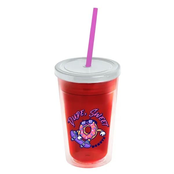 16 oz Double-Wall Insulated Transparent Tumblers... from ASI 40480 Koozie Group
