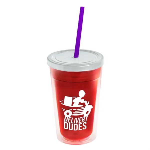 16 oz Double-Wall Insulated Transparent Tumblers... from ASI 40480 Koozie Group