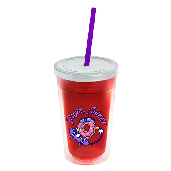16 oz Double-Wall Insulated Transparent Tumblers... from ASI 40480 Koozie Group