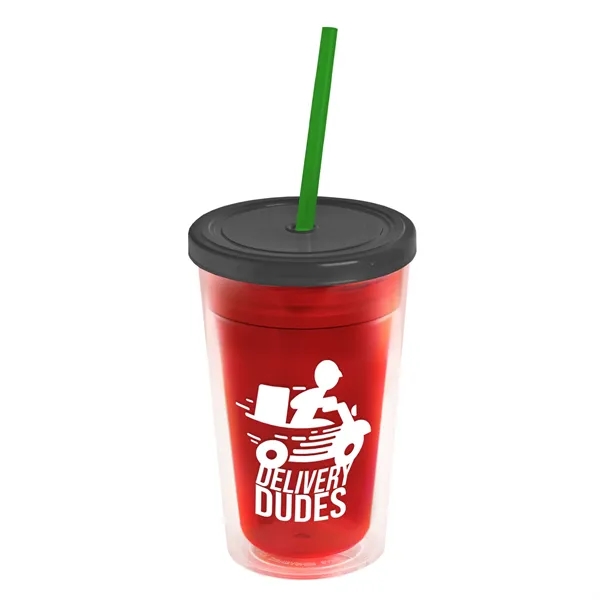 16 oz Double-Wall Insulated Transparent Tumblers... from ASI 40480 Koozie Group