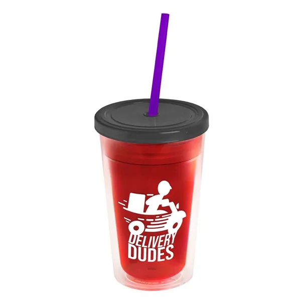 16 oz Double-Wall Insulated Transparent Tumblers... from ASI 40480 Koozie Group