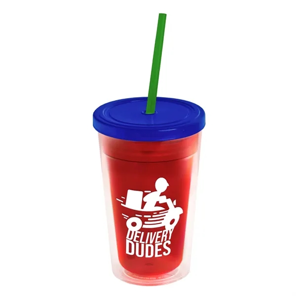 16 oz Double-Wall Insulated Transparent Tumblers... from ASI 40480 Koozie Group