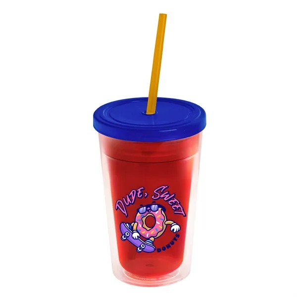 16 oz Double-Wall Insulated Transparent Tumblers... from ASI 40480 Koozie Group
