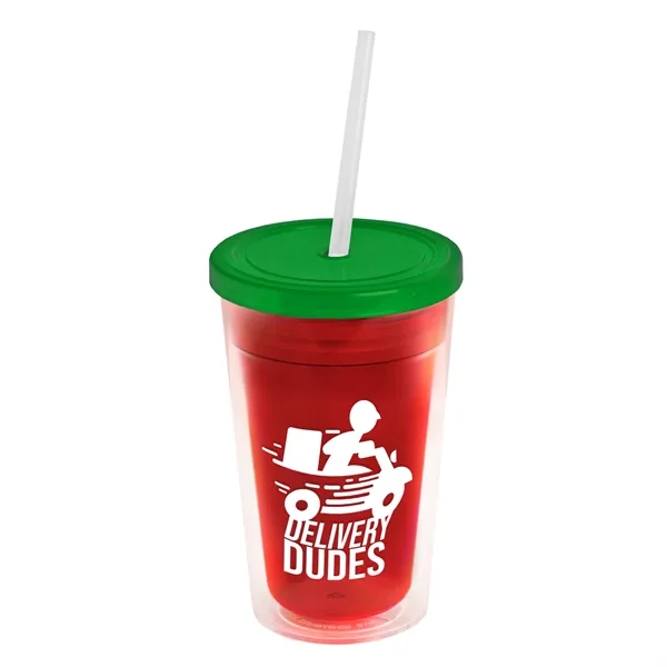 16 oz Double-Wall Insulated Transparent Tumblers... from ASI 40480 Koozie Group