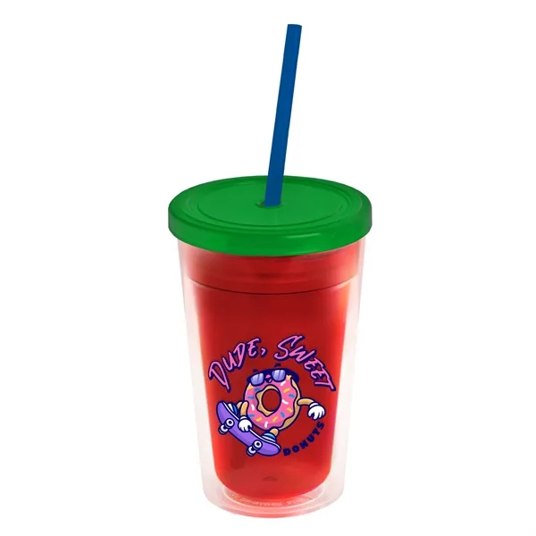 16 oz Double-Wall Insulated Transparent Tumblers... from ASI 40480 Koozie Group
