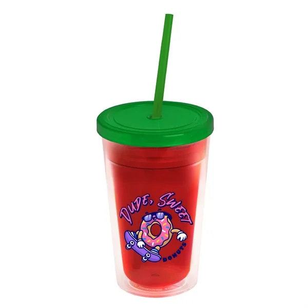 16 oz Double-Wall Insulated Transparent Tumblers... from ASI 40480 Koozie Group