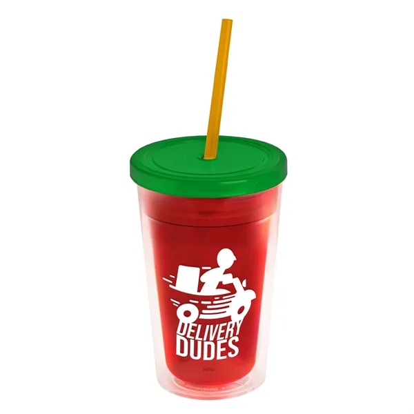 16 oz Double-Wall Insulated Transparent Tumblers... from ASI 40480 Koozie Group