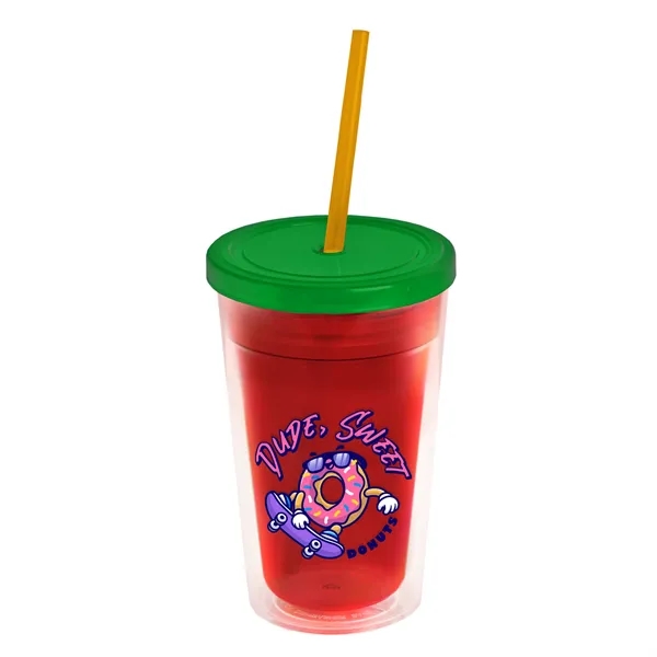 16 oz Double-Wall Insulated Transparent Tumblers... from ASI 40480 Koozie Group