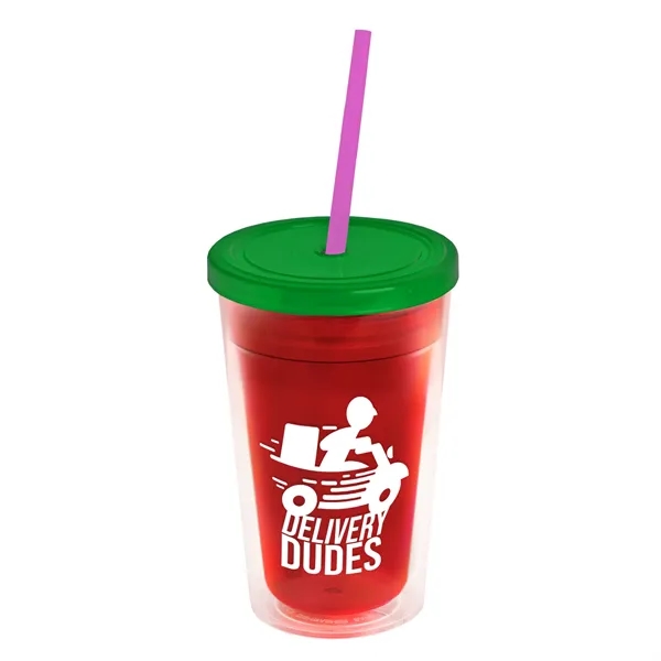 16 oz Double-Wall Insulated Transparent Tumblers... from ASI 40480 Koozie Group